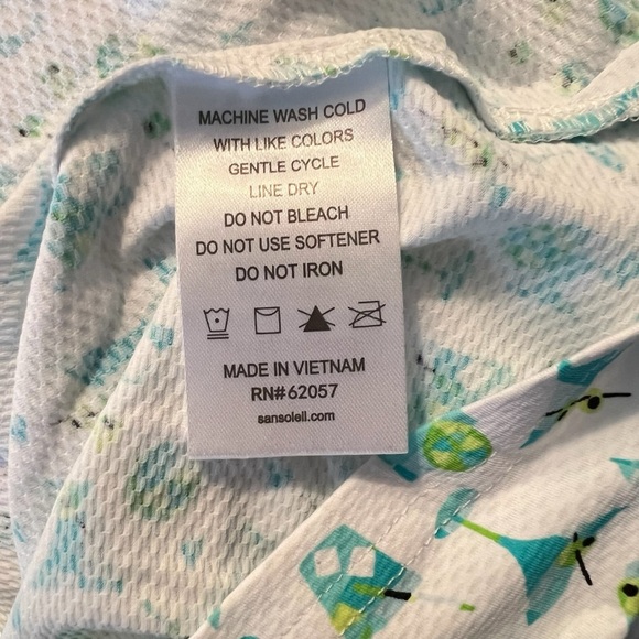 SanSoleil Kapalua Long Sleeve 1/4 Zip up 50+ Martini Small - Picture 7 of 7